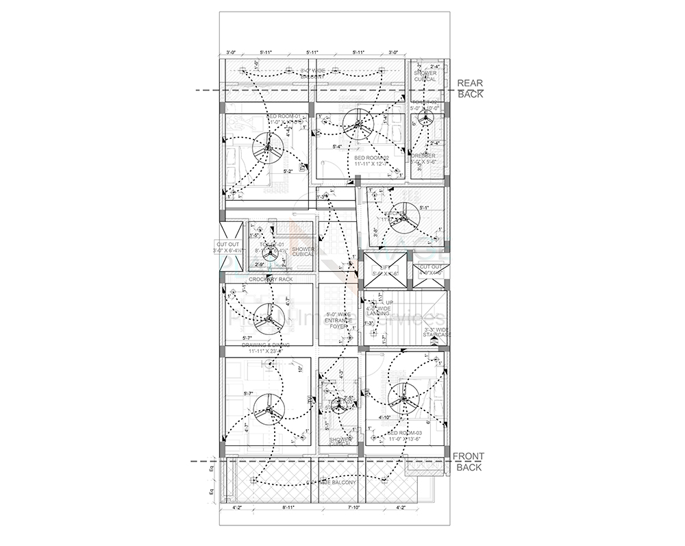Ceiling Electrical Plan