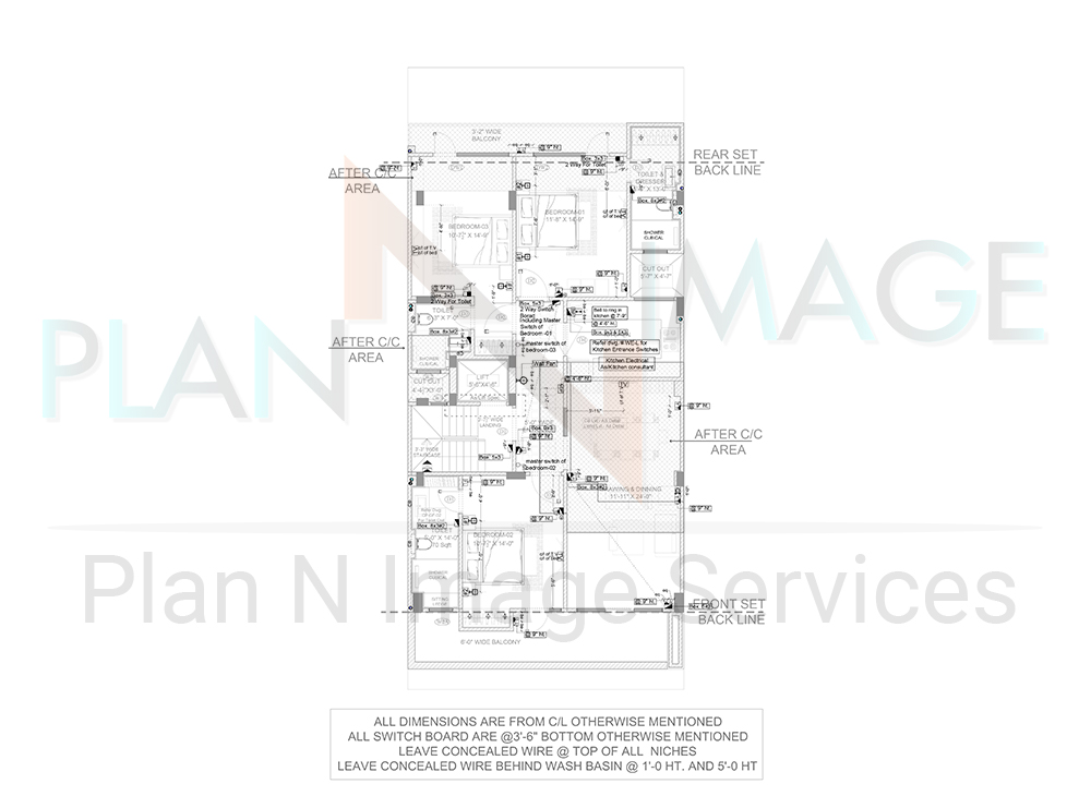 architectural electrical plan
